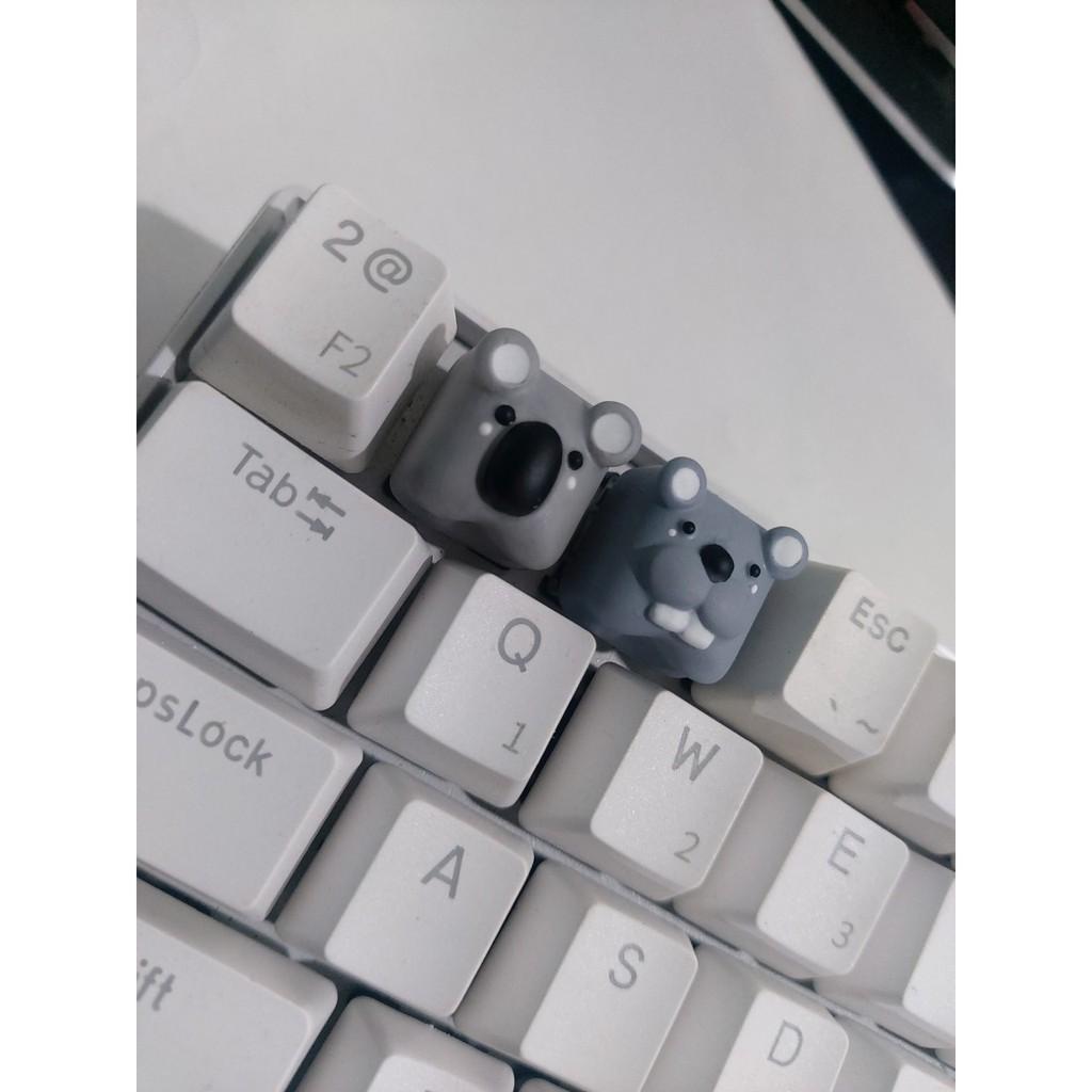 Keycap, nút bàn phím cơ hình gấu kuala, chuột