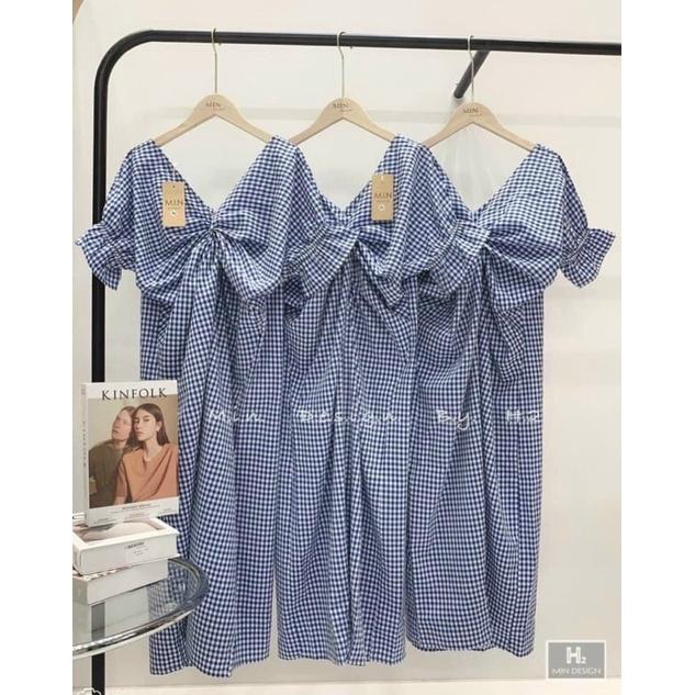 Váy maxi kẻ xoắn 2 kiểu siêu hot