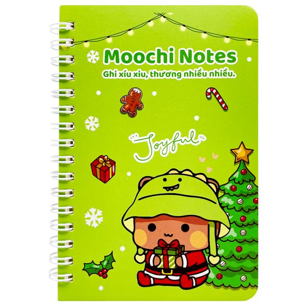 Sổ Lò Xo Moochi Christmas A6 - Kẻ Ngang - 160 Trang 80gsm - The Sun 04