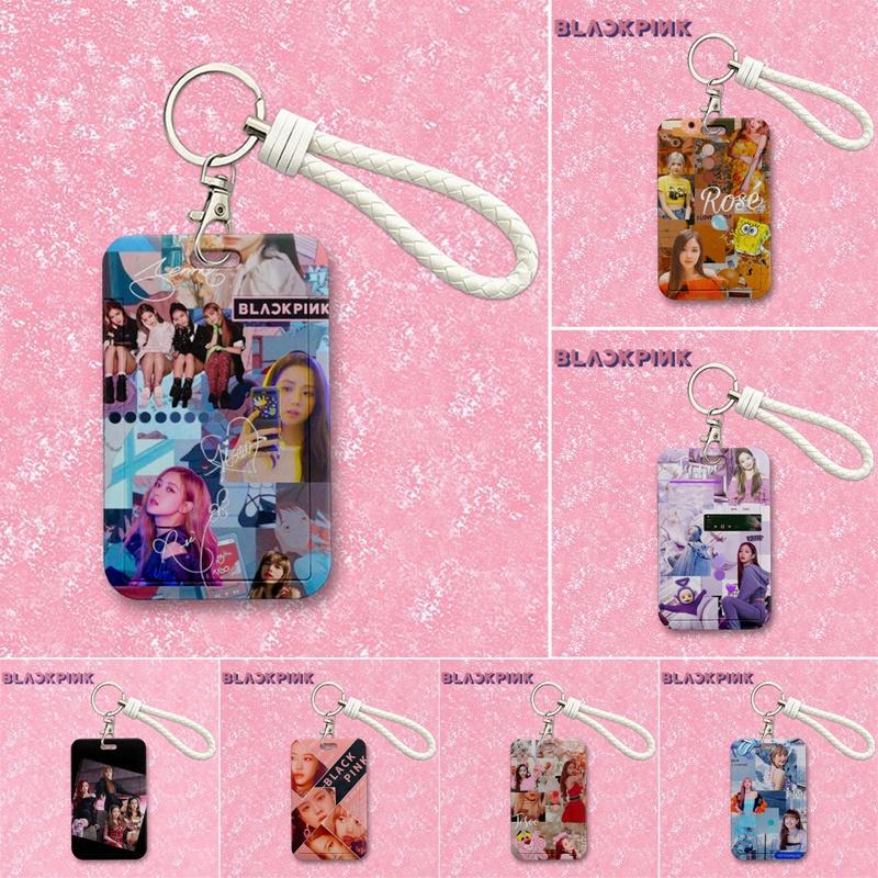 Tmdbyx Bao Đựng Thẻ Học Sinh Màu Đen In Hình Nhóm Nhạc BlackPink