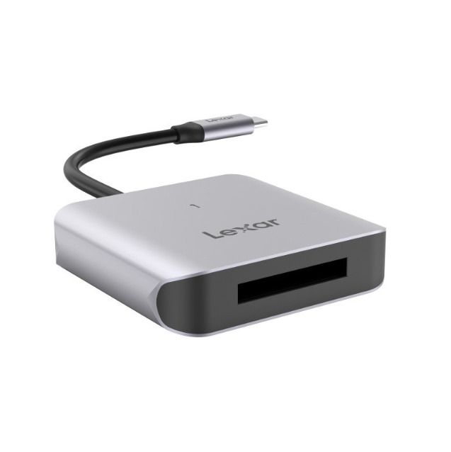 Đầu đọc thẻ nhớ Lexar CFexpress Type B USB-C 3.2 Gen 2 Reader, tương thích PC/ MAC - Hàng chính hãng BH 12 tháng