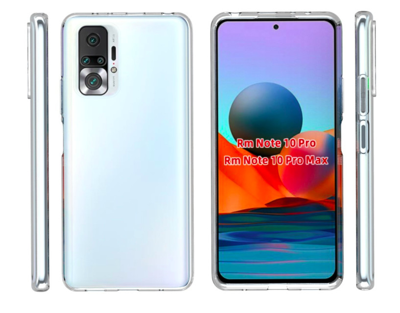Ốp lưng dẻo mỏng trong suốt cho Xiaomi Redmi Note 10 Pro bảo vệ camera - Hàng nhập khẩu