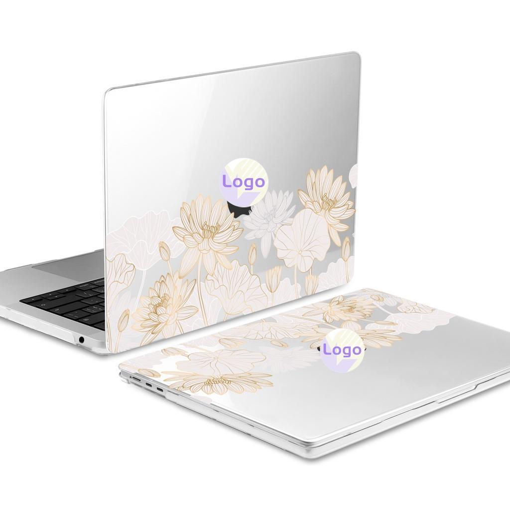 Ốp Máy Tính Bảng Hình Hoa Sen Cho 2022 Macbook Air13.6 M2 Chip A2681 Pro13 A2338 Pro14 16 inch A2442 A2485 Pro13.3 A2251 A1708 A1706 A1466 A1369