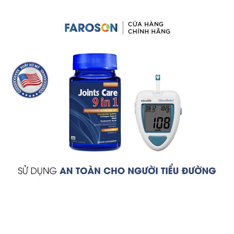 Viên Uống Glucosamine Bổ Khớp Faroson Joints Care 9 in 1 hộp 30 viên