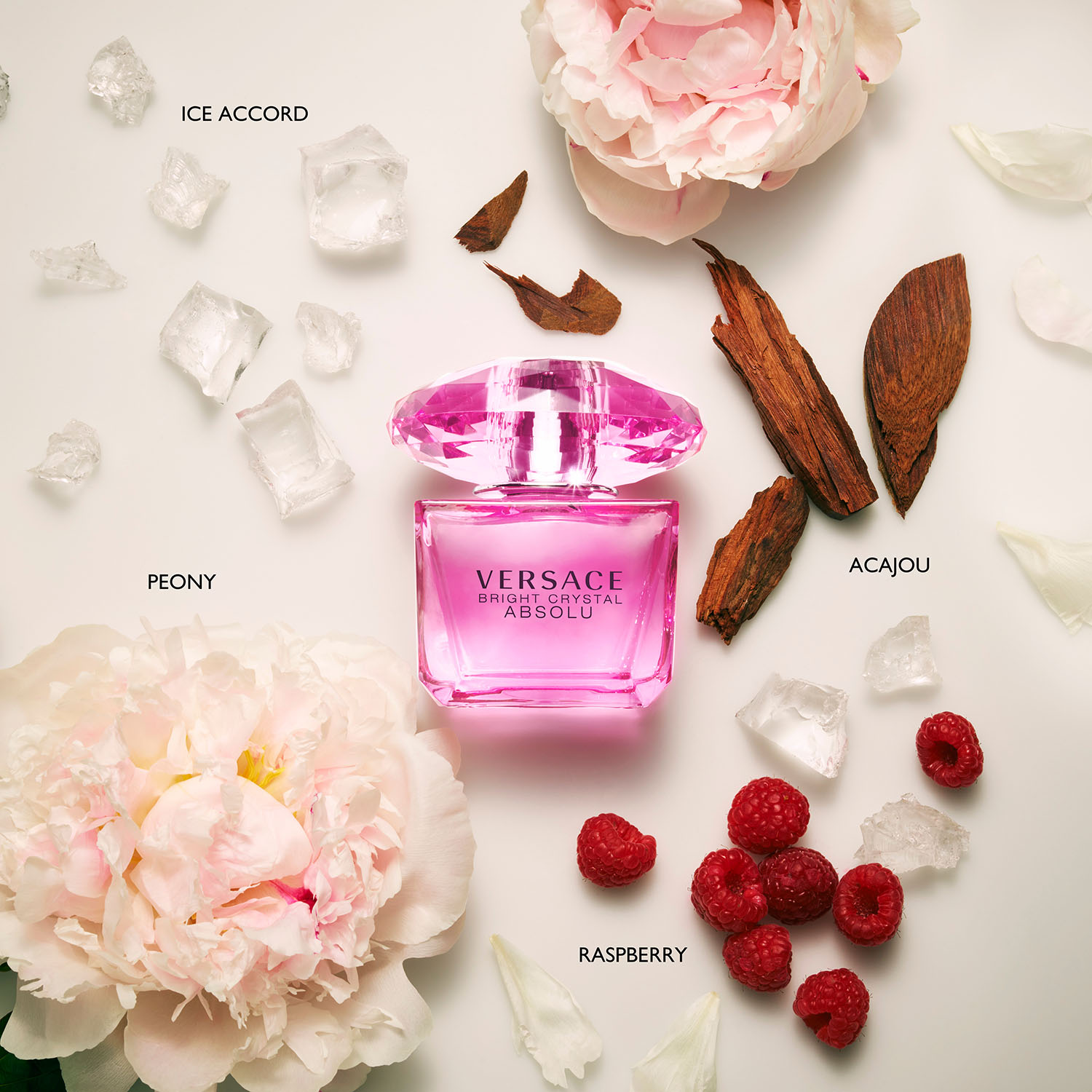 Nước hoa nữ cao cấp VERSACE Bright Crystal Absolu EDP hương Hoa - Trái Cây thơm ngọt dịu sang