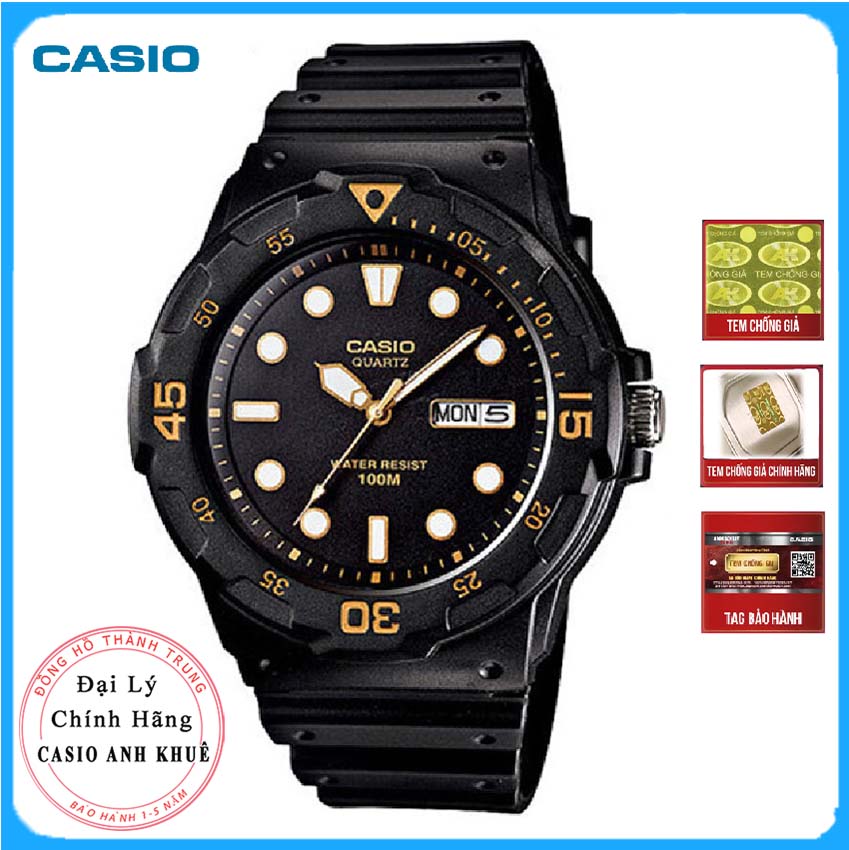 Đồng hồ nam Casio dây nhựa MRW-200H-1EVDF