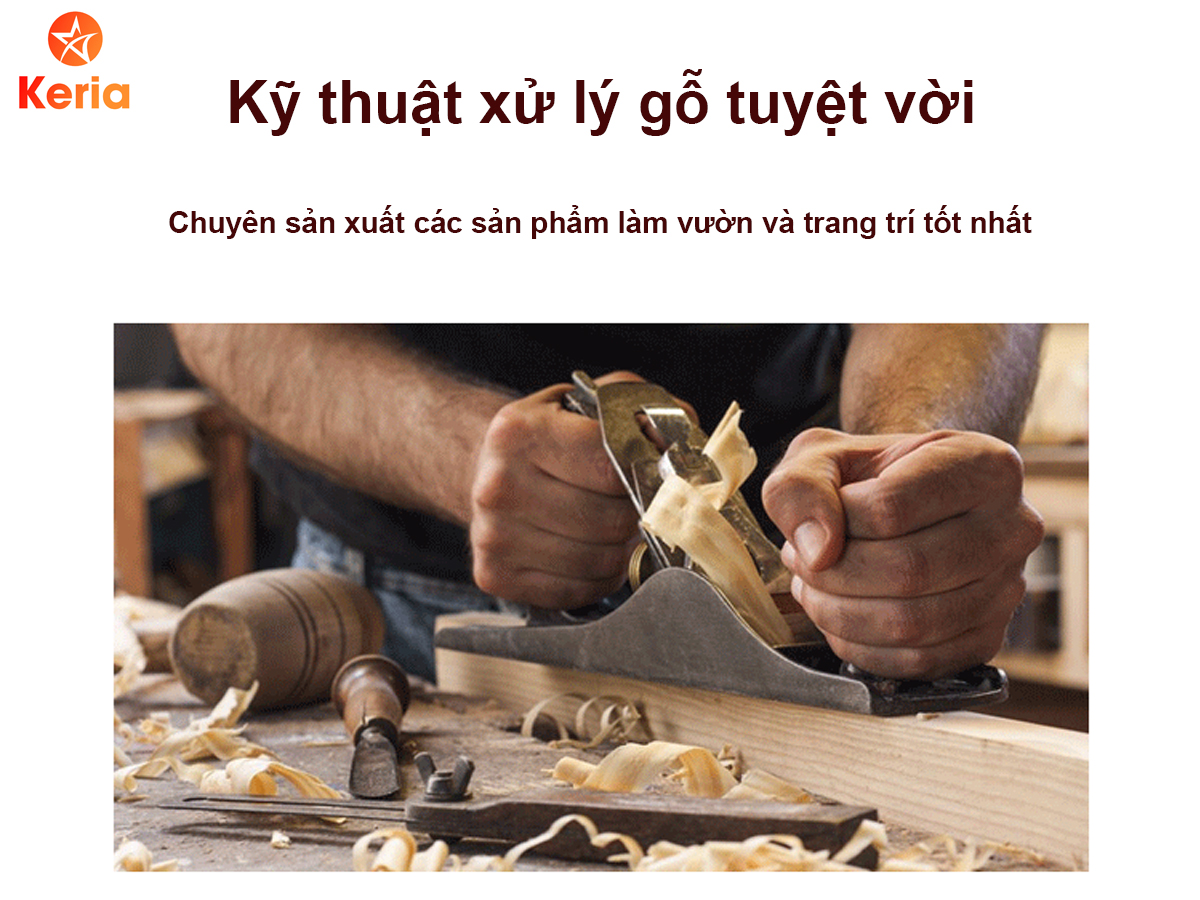 Kệ để chậu hoa cây cảnh ngoài trời 2 tầng kiểu dáng xe đẩy có thể đặt được nhiều lại chậu cây khác nhau kệ trồng cây ngoài trời bằng gỗ thông cao cấp - kệ gỗ Keria KG07