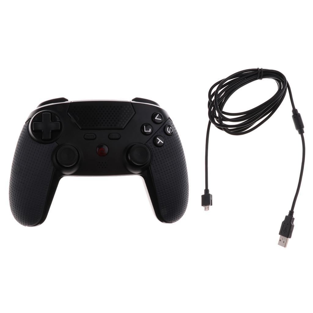 Wired Game Controller for Joystick Gamepads Black