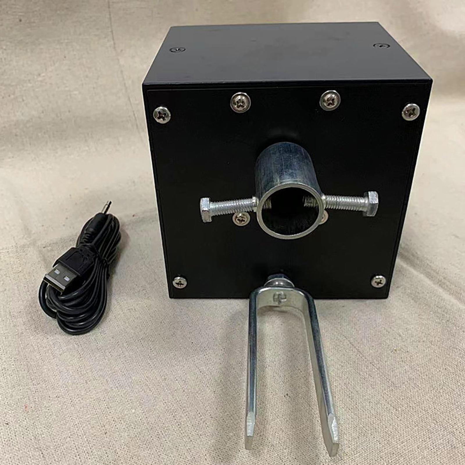 Grill Rotisserie Motor/ BBQ Motor with 1.5M USB Cable/ Black Universal Low Noise Barbecue Motor Grill Motor for Home Outdoor