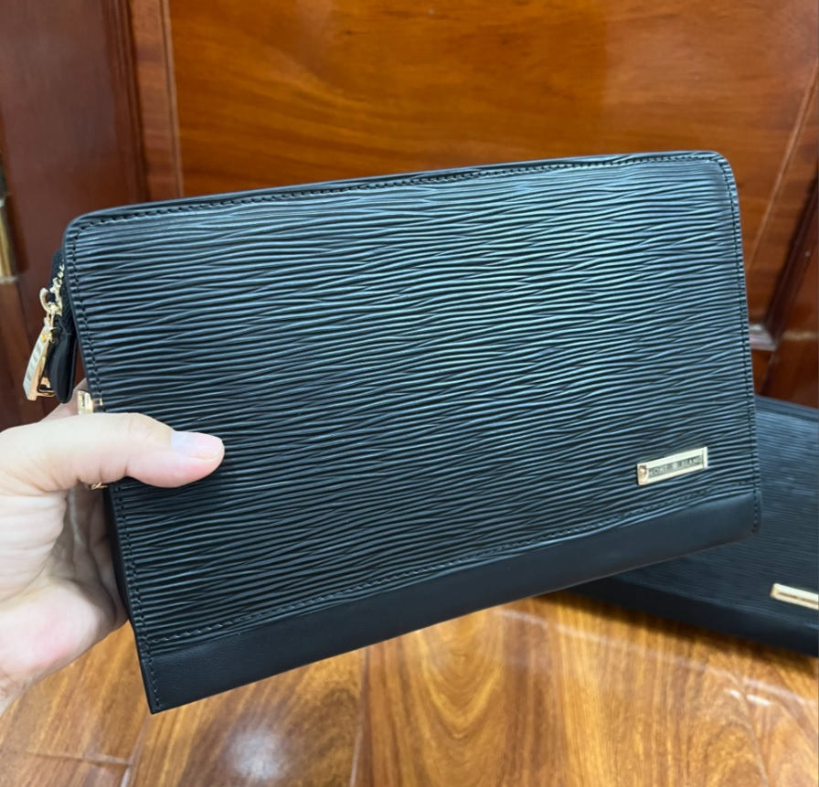 Ví Clutch Cầm Tay Da Bò Khóa Số Cao Cấp clutch nam