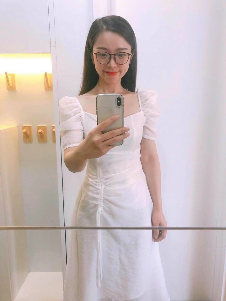 Đầm xòe tay phòng rút dây cục xinh NT8227