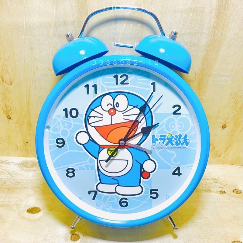 Đồng hồ báo thức để bàn DORAEMON size ĐẠI đường kính 22cm