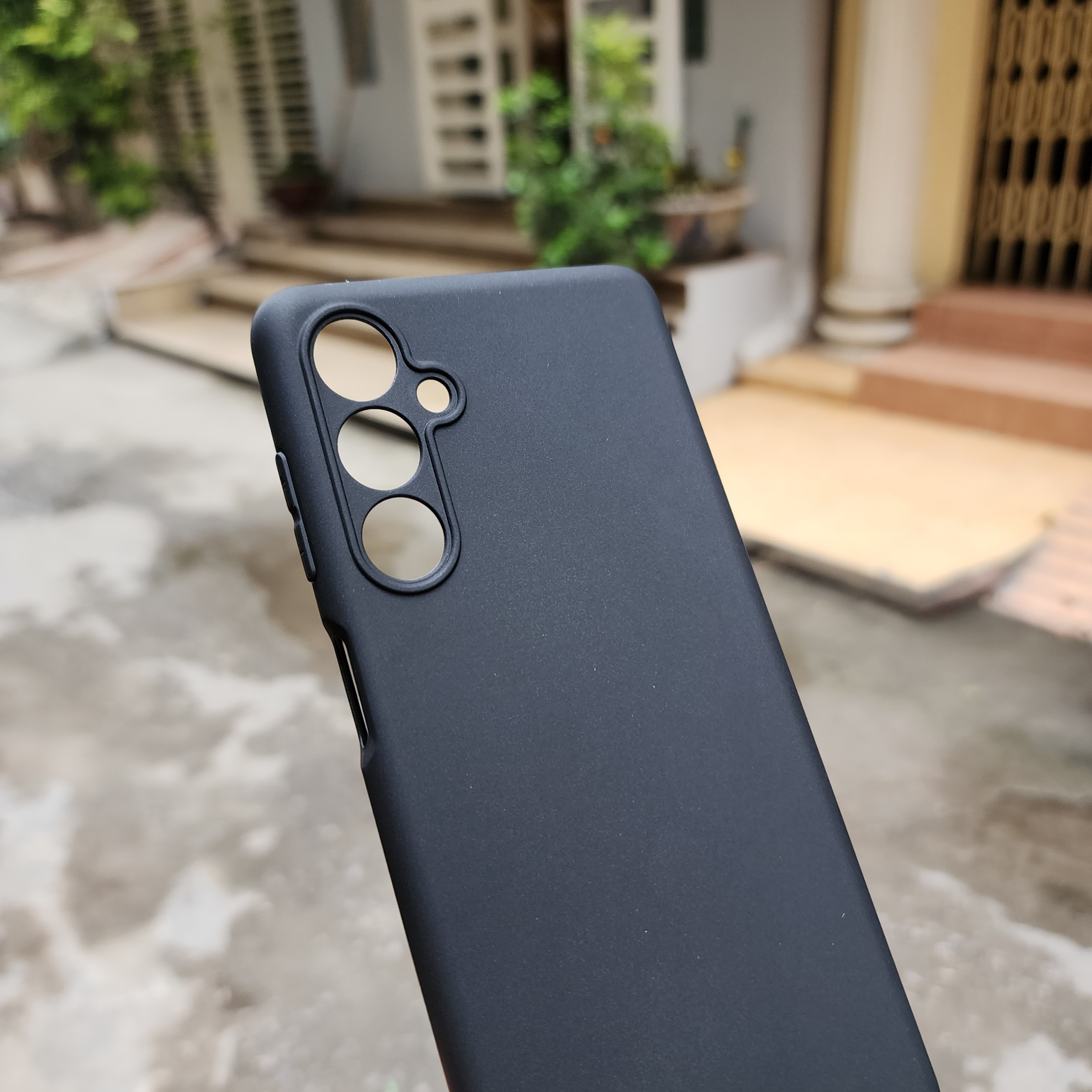 Ốp Lưng Dẻo Chống Bẩn cho Samsung Galaxy M14 5G - Đen Nhám Mịn Chống Bám Vân Tay, Có Gờ Bảo Vệ Camera.