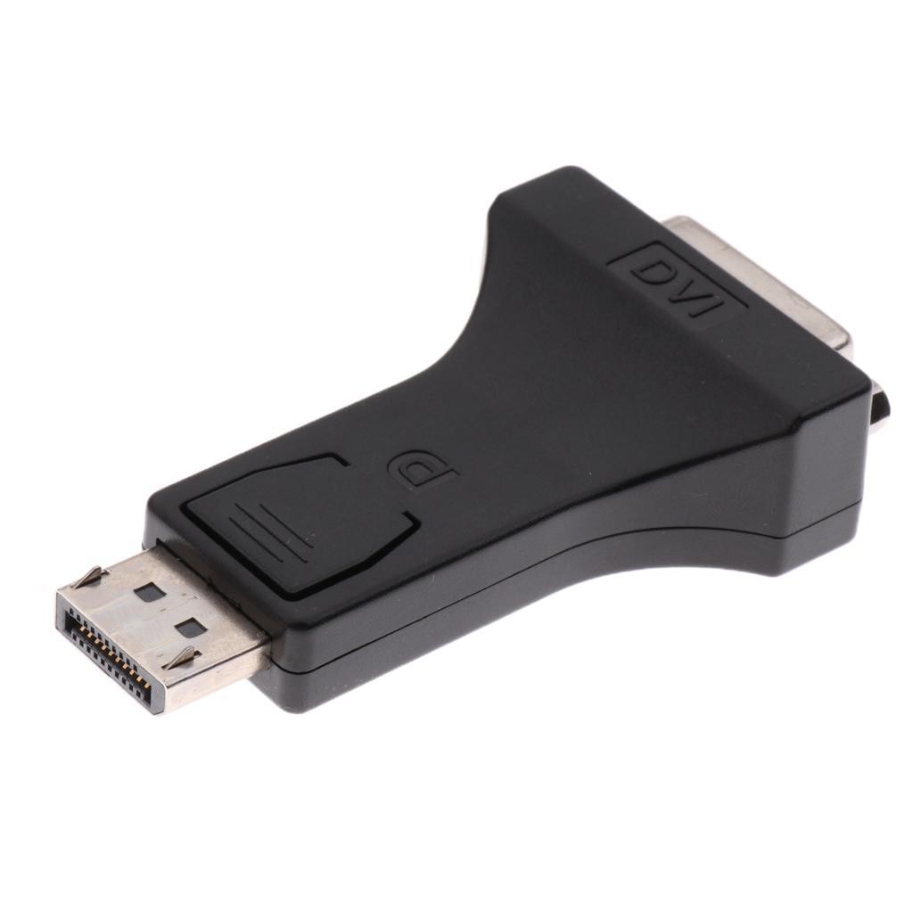 DP To DVI, Male To 24+5 Pin Female HD Adapter Convertor Single Link For PC