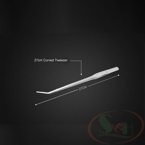 Nhíp inox DIY mũi thẳng, cong ghim trồng cây bể thủy sinh