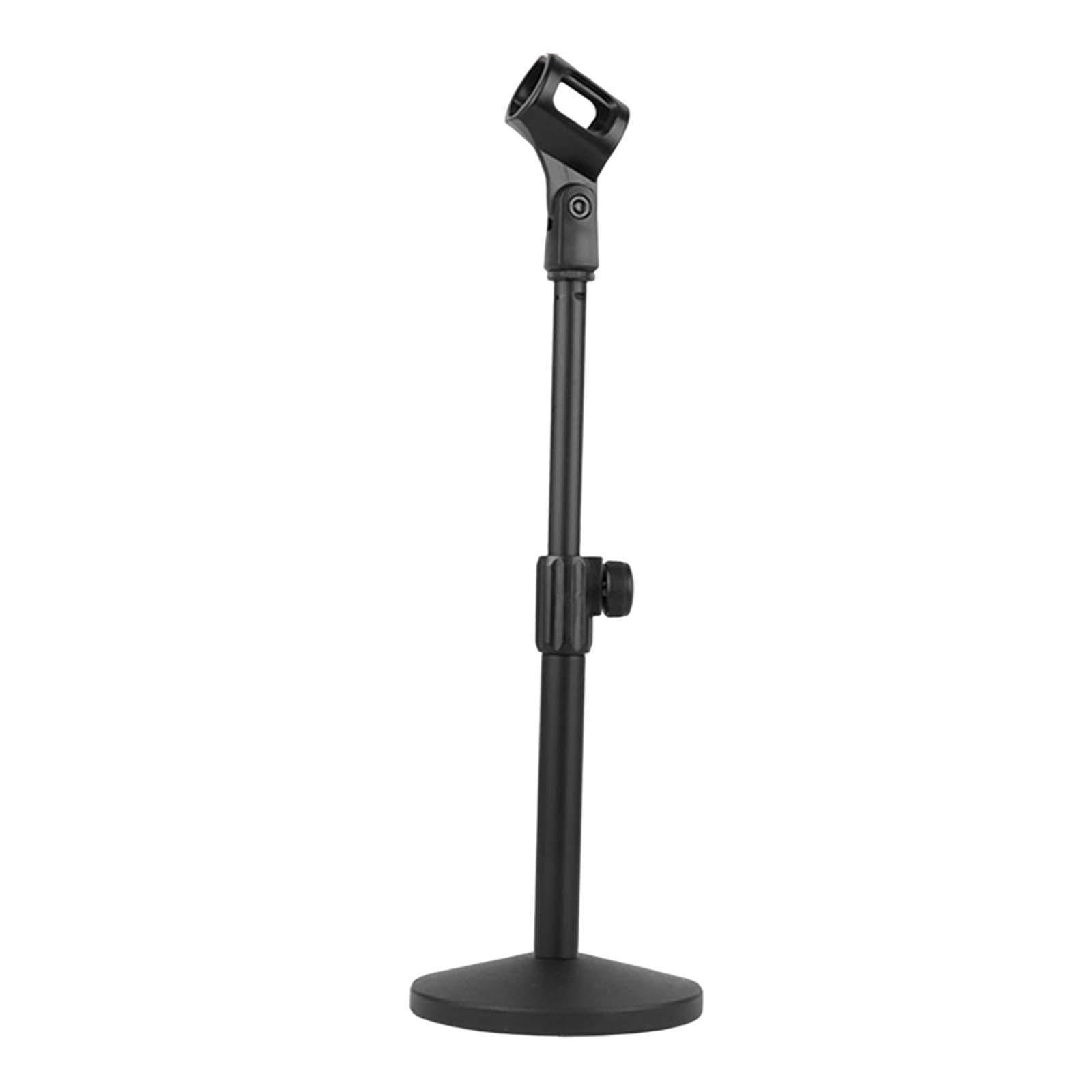 Desktop Microphone Stand Metal Adjustable Table Mic Stand for Concert Stage Performance