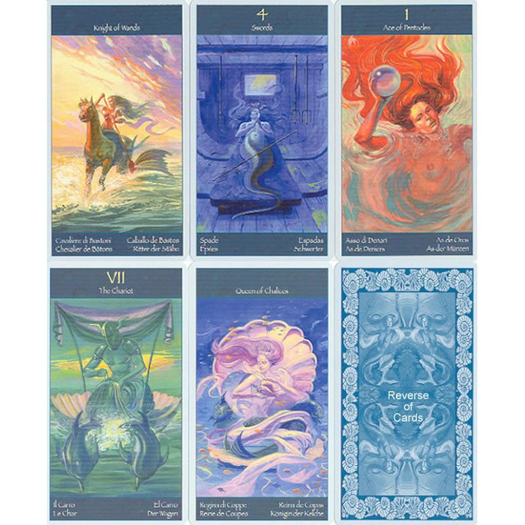 Bài Tarot Of Mermaids Tặng Đá Thanh Tẩy