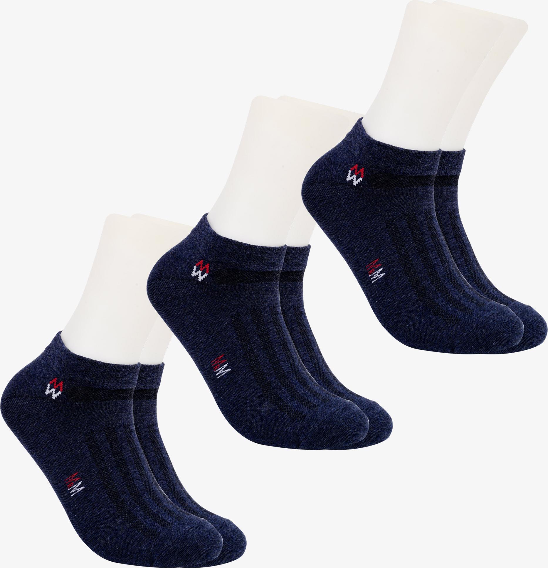 Combo 3 đôi tất nam vớ nam Cao Cấp Cổ Ngắn MRM FASHION ( Xanh Navy)