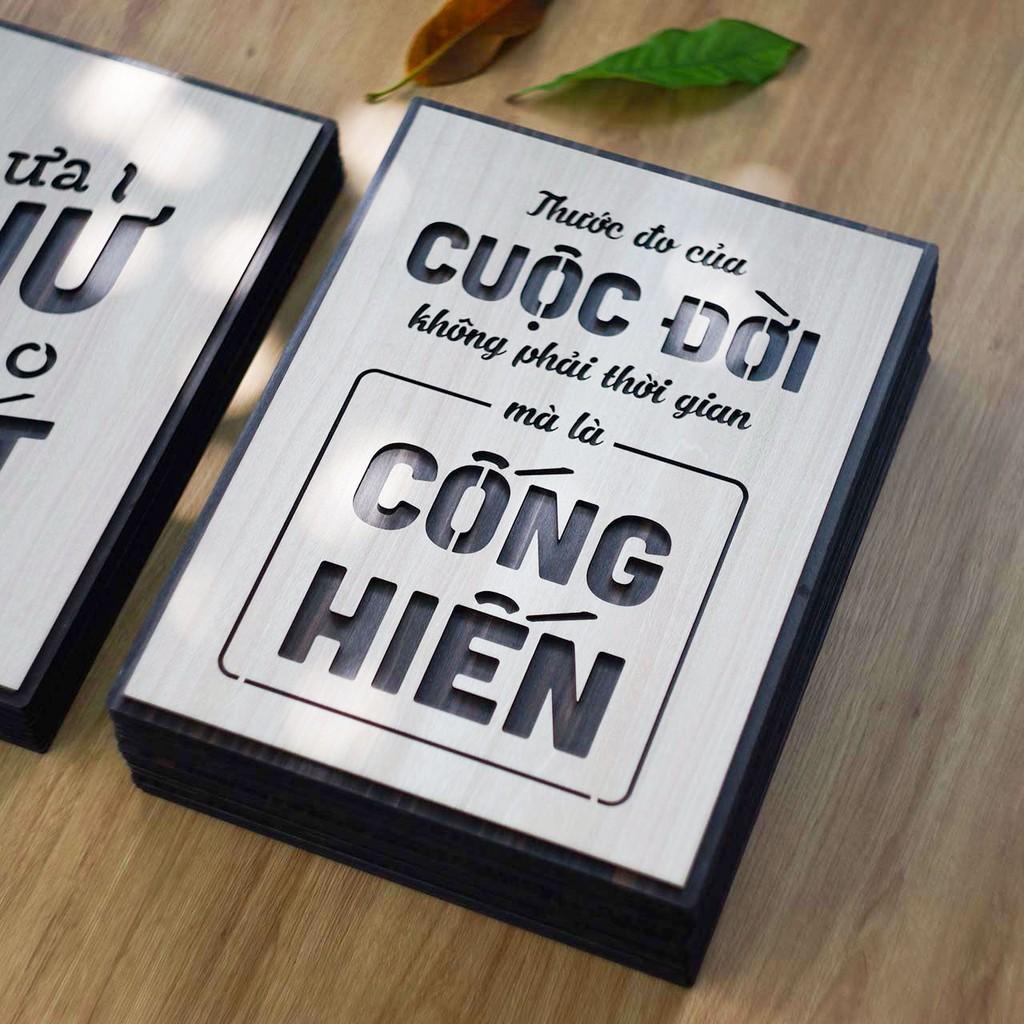 Tranh động lực TBIG107: Thước đo cuộc đời không phải thời gian mà là cống hiến
