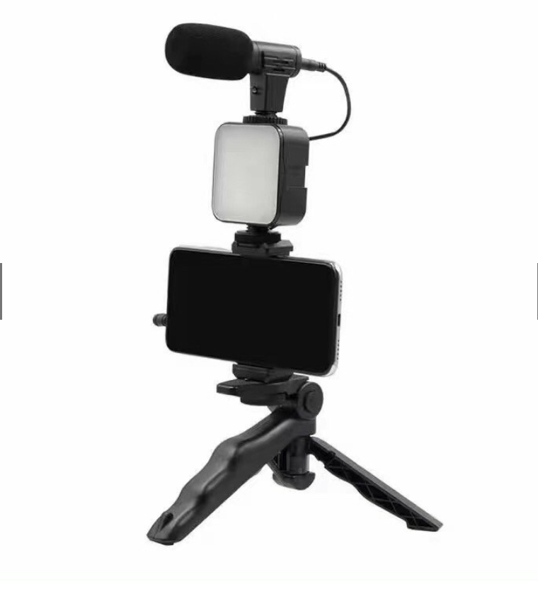 GẬY SELFIE KÈM LED , MIC - LIVESTREAM AY-49 -CHỐNG RUNG AY49