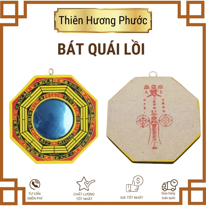 Gương bát quái lồi trấn trạch