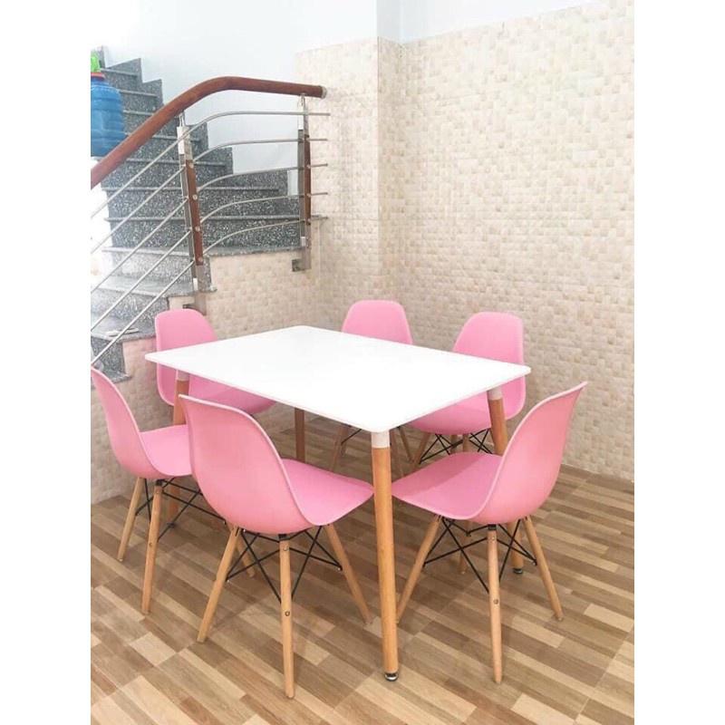 Bộ bàn ăn 4 ghế eames