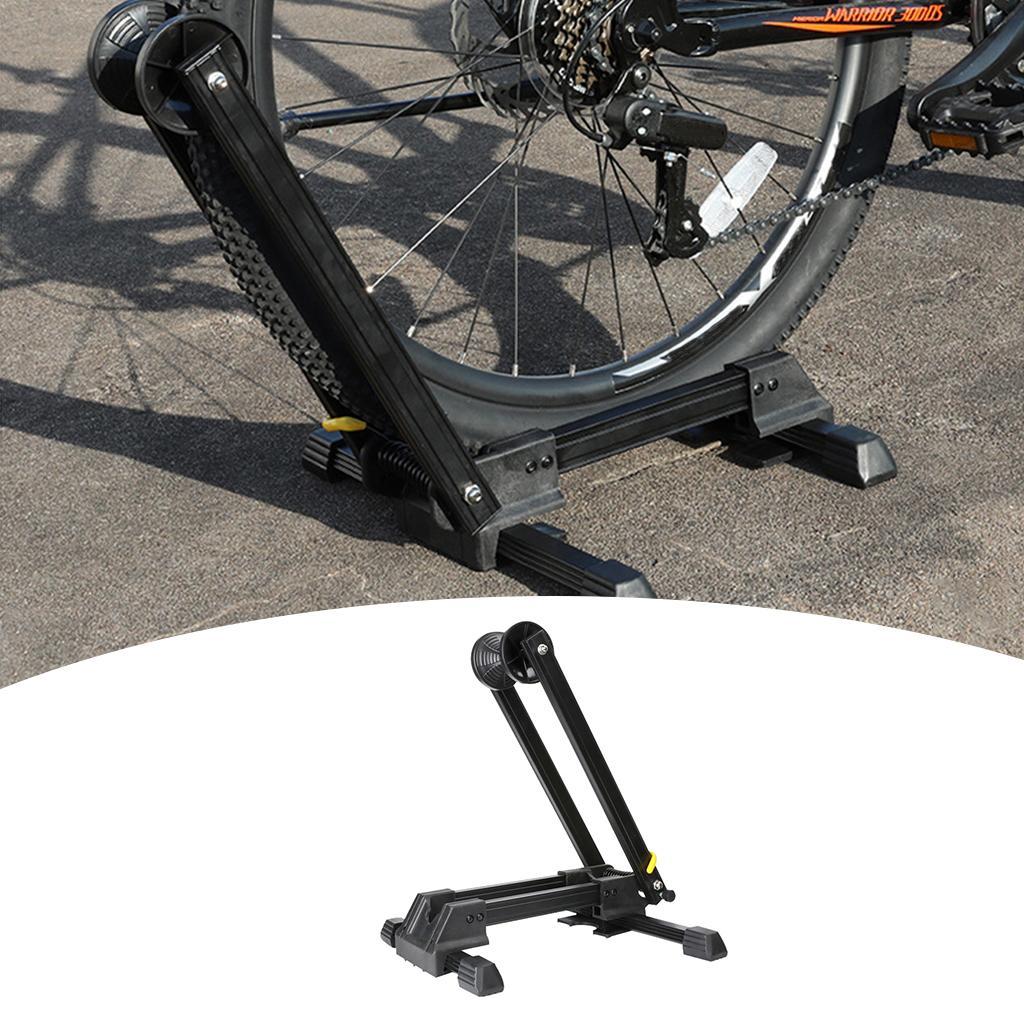 Folding Bicycle Parking Repair Floor Stand Rack Storage for Most Bike Cycle