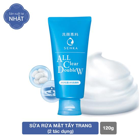 Sữa Rửa Mặt Tẩy Trang Senka Nhật 120g