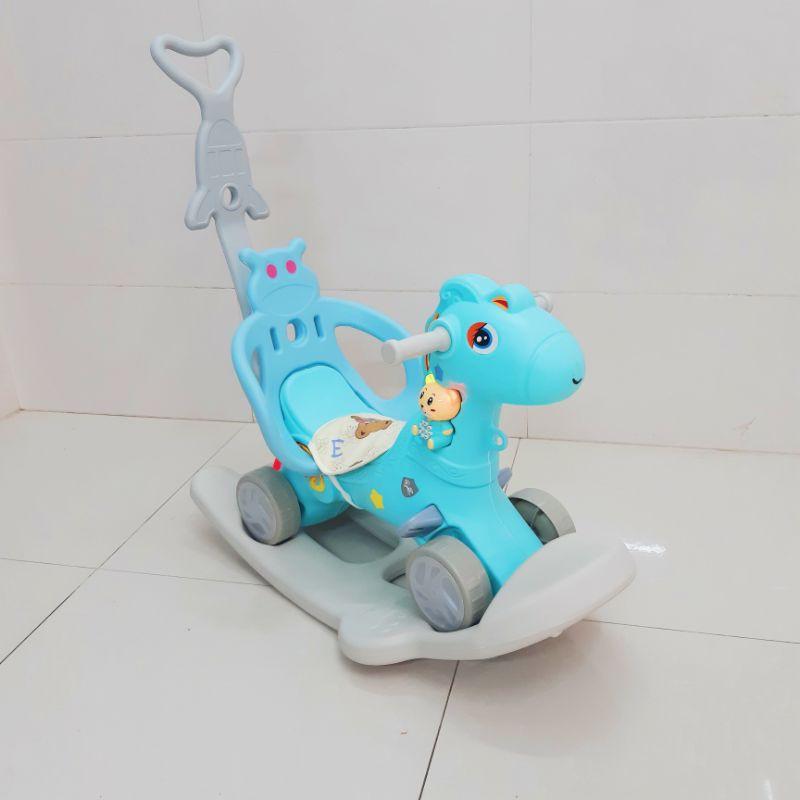 xe ngựa Bập Bênh cho bé 2 In 1 - vừa bập bênh vừa chòi Chân