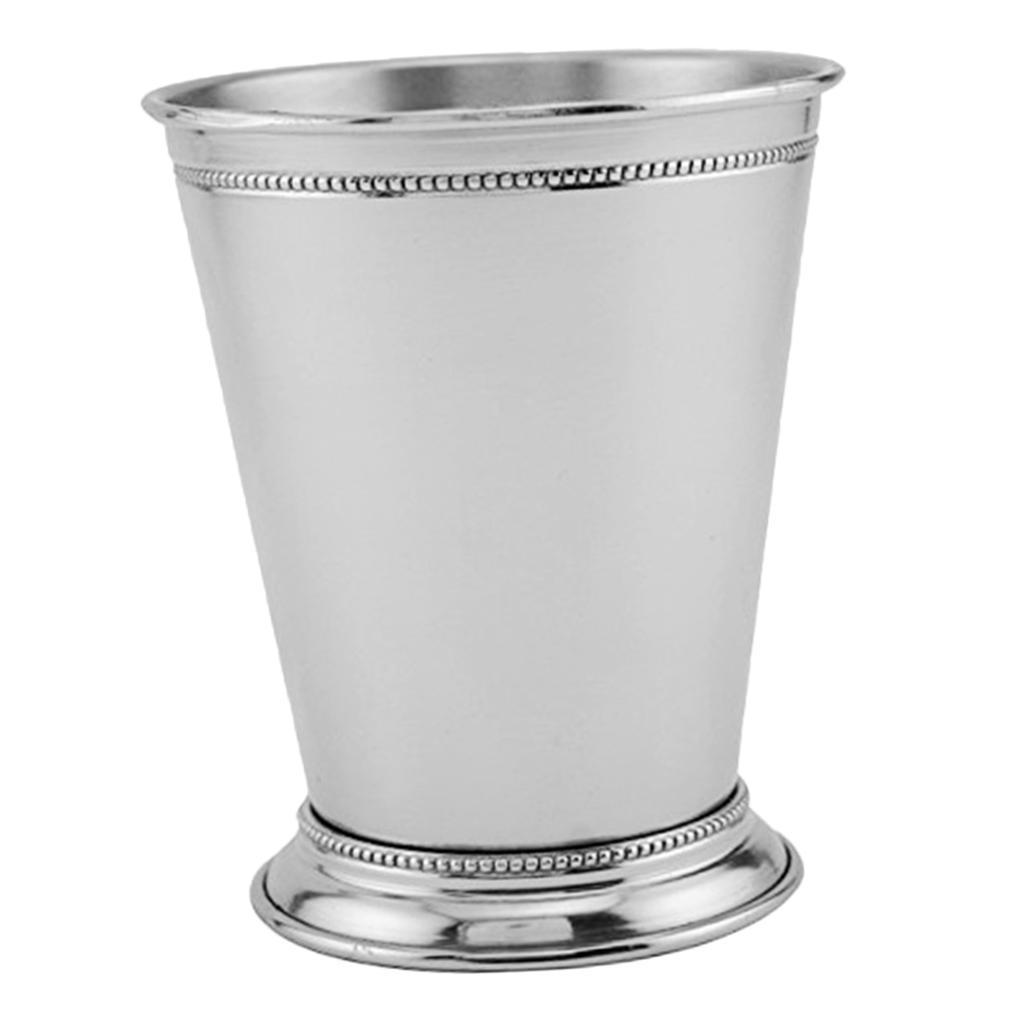 Stainless Steel Moscow Mint Mule Julep Cup Drink Tea Travel Mug Silver