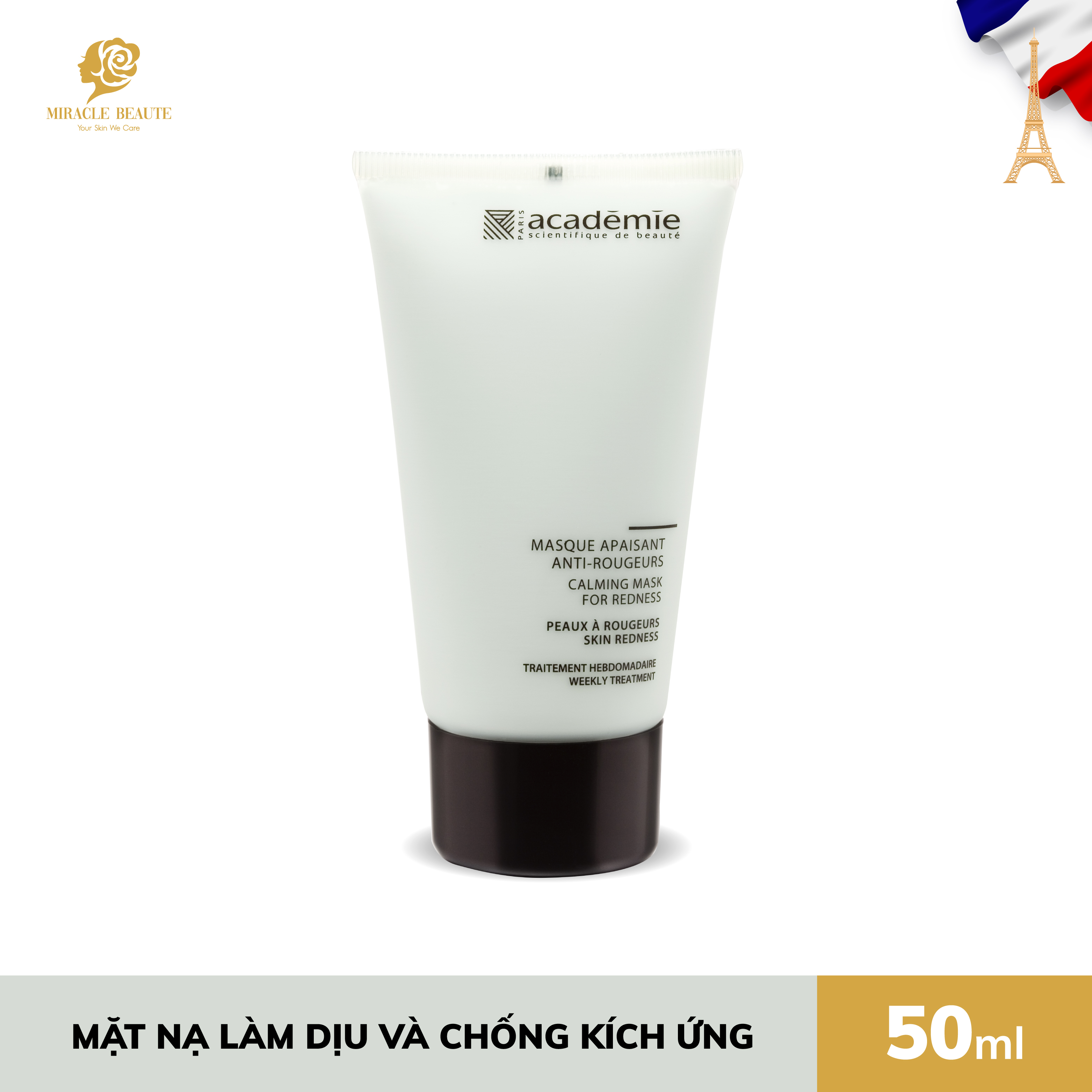 Mặt nạ làm dịu và chống kích ứng - MASQUE APAISANT ANTI-ROUGEURS - Academie Scientifique de Beaute