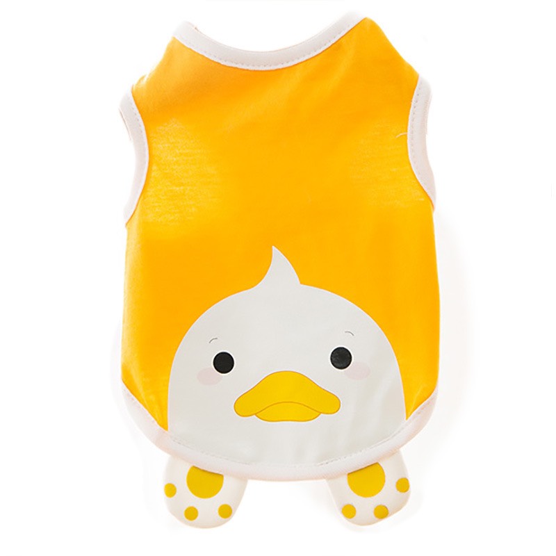 Áo ba lỗ con vịt cho thú cưng dễ thương