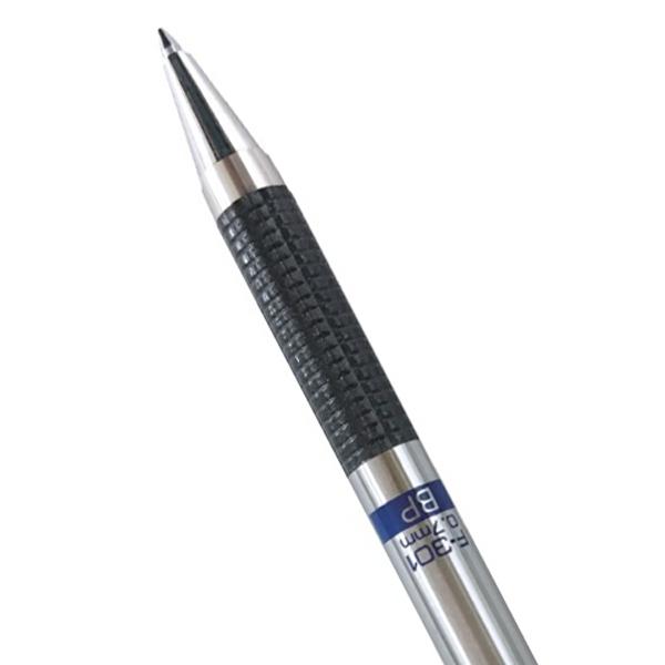 Bút Bi Bấm Zebra F301V-BL - Mực Xanh