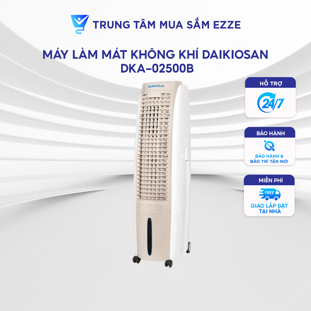 Máy làm mát không khí Daikiosan DKA-02500B Công Suất 160 W Lượng Gió 2.500 M³/H