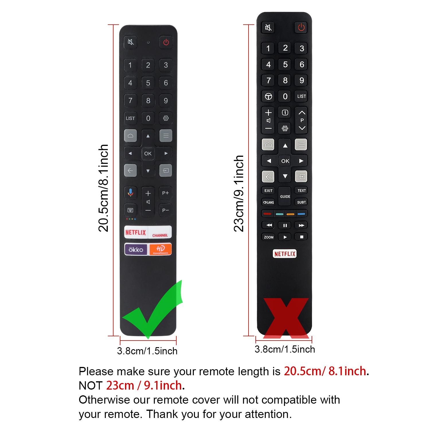Vỏ silicone bảo vệ cho TCL Voice TV REMOTE RC901V