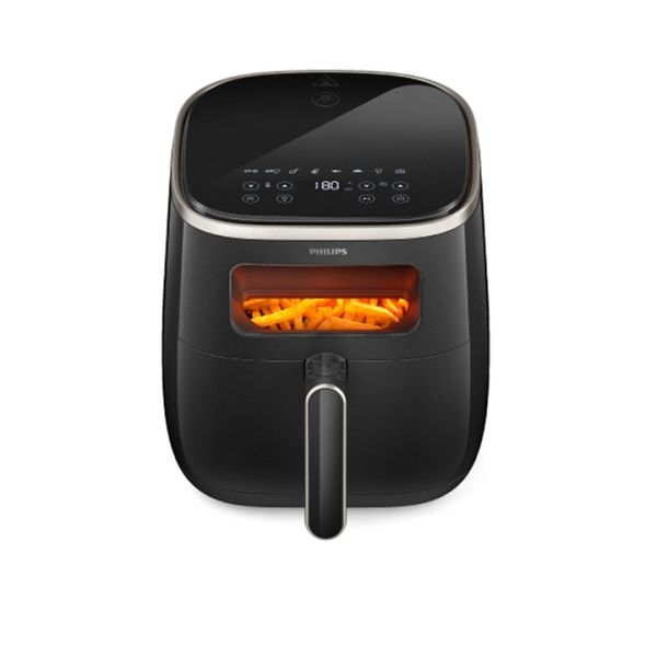 Nồi Chiên Không Dầu Điện Tử Philips HD9257 5,6L Mặt Kính Trong Suốt - Hàng Chính Hãng