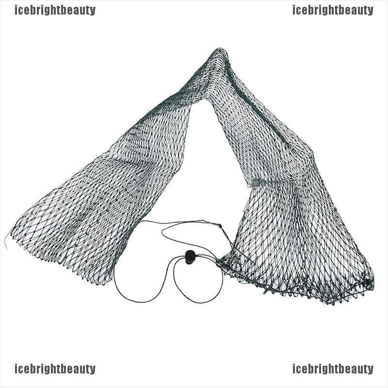 ICEB Fishing Net Trap Fishing Mesh Network Foldingfish Bag Small Fishing Tackle Mesh