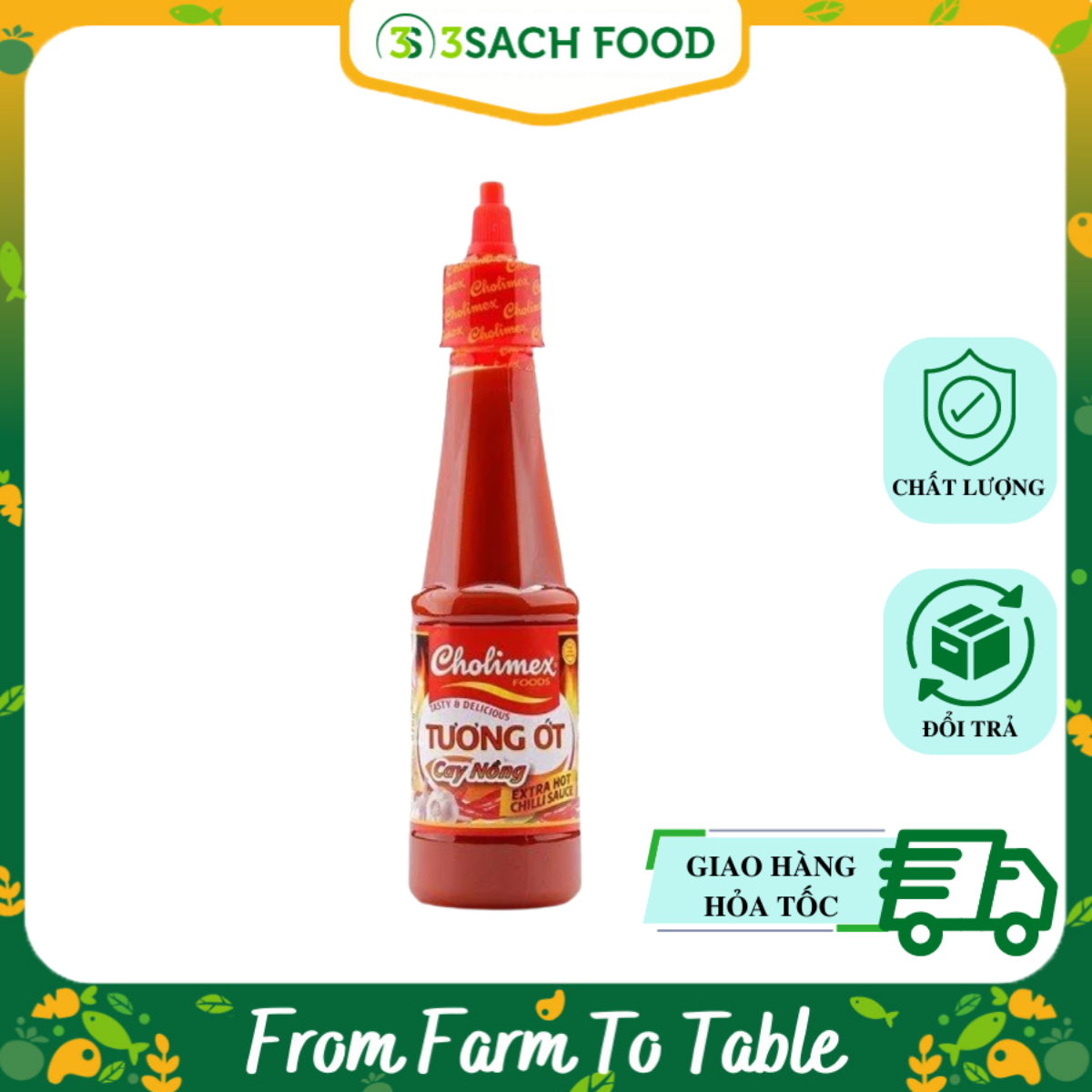 Tương cà Cholimex chai PET 2 - chai