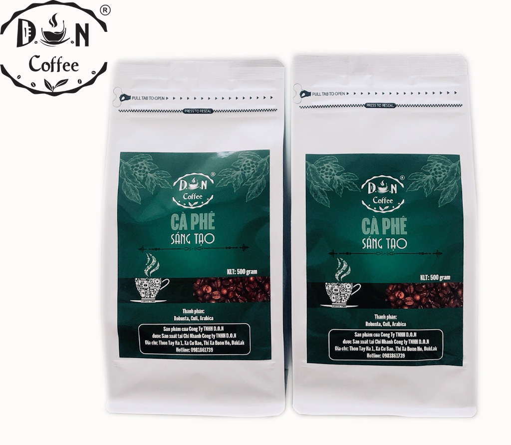 CÀ PHÊ HẠT D.O.N COFFEE SÁNG TẠO  (500 Gram)