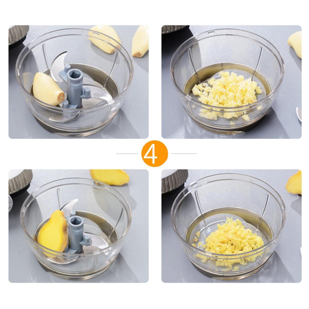 Multifunction Manual Garlic Masher Food Processor for Nuts Chili Mincer