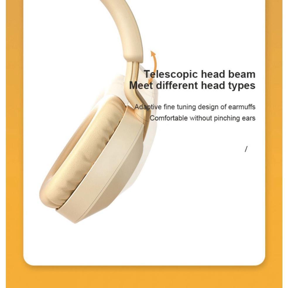 Tai nghe nhạc MS_B2 Bluetooth Không dây có thể gập bên ngoài Micrô chơi game không dây ^MK^