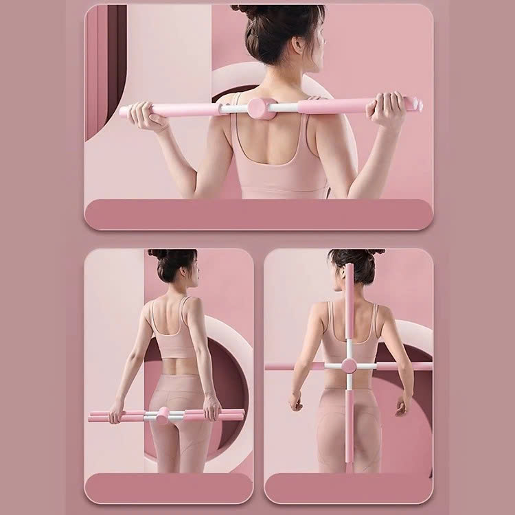 MÓC TREO Thanh Tập Chống Gù Lưng, Gậy Tập Yoga Chống Gù Lưng Bằng Thép Không Gỉ - Hàng Loại 1 - Chính Hãng