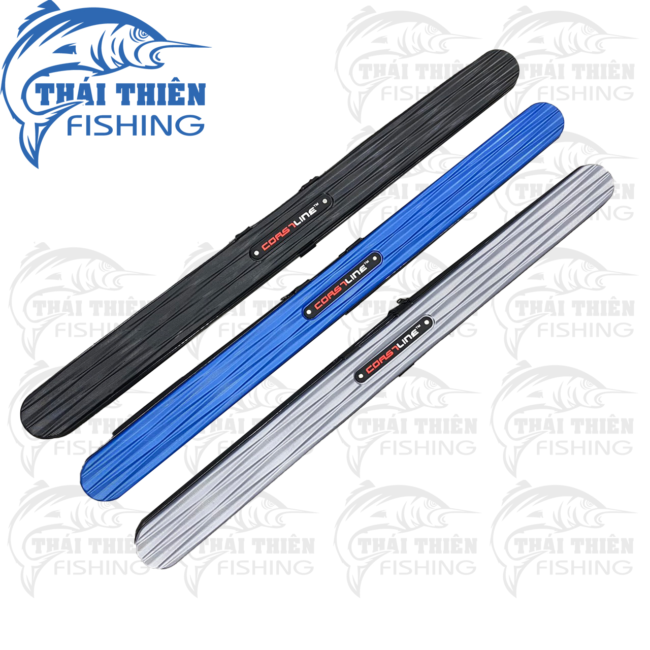 Túi Đựng Cần Câu Cá, Bao Cần Tay, Máy, Lure Coastline Nhựa Cứng ABS Cao Cấp Siêu Bền 120cm Có Chống Thấm