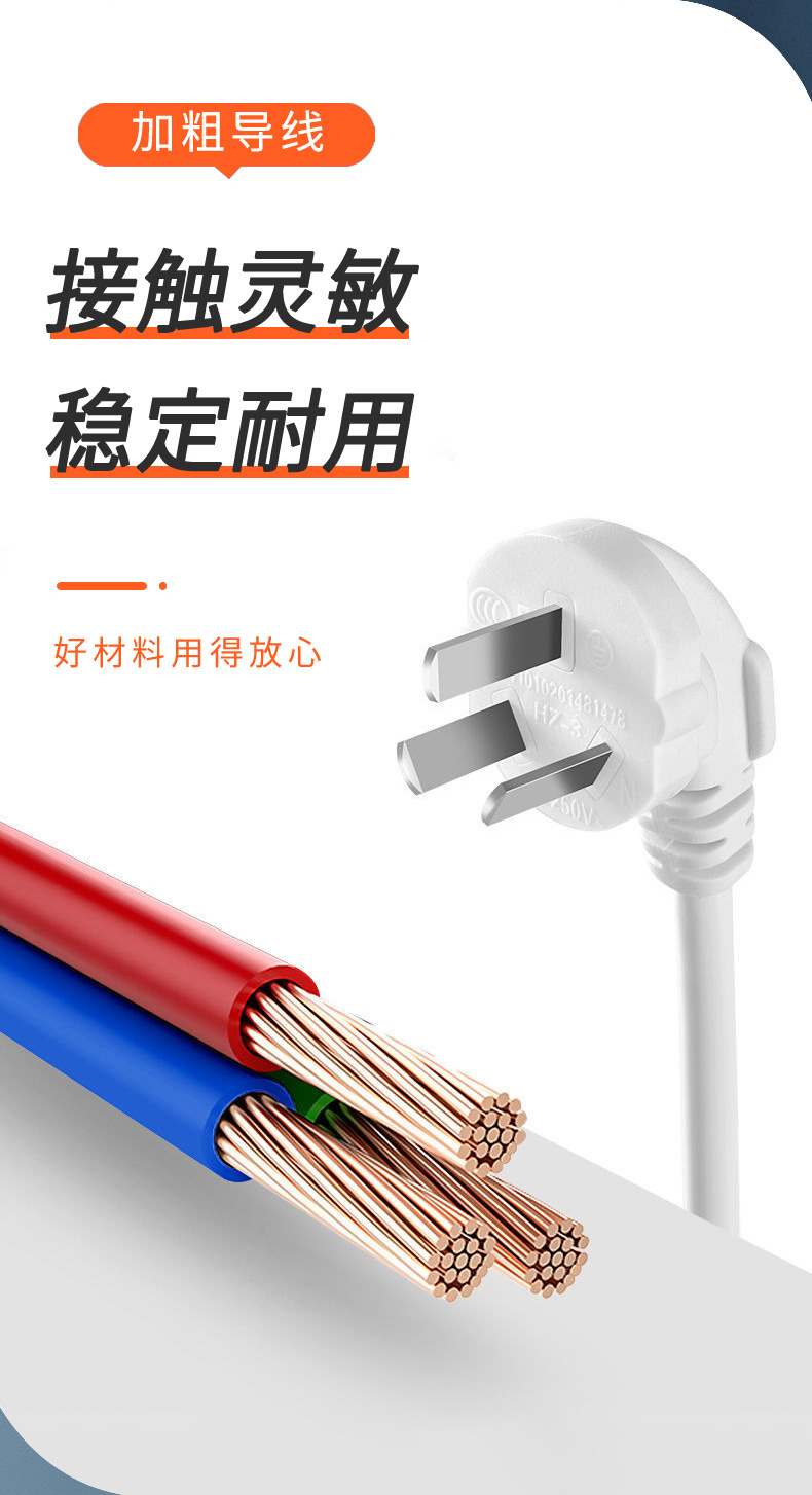 Ổ Cắm Điện Đa Năng Thông Minh Kèm 2 Cổng USB 5V Sạc Nhanh, Công Suất 2500W - Chống Cháy Nổ - Dây Dài 2,8m ... OM2