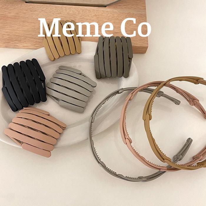 Bờm tóc gấp gọn co giãn, cài tóc nhựa bỏ túi siêu tiện lợi