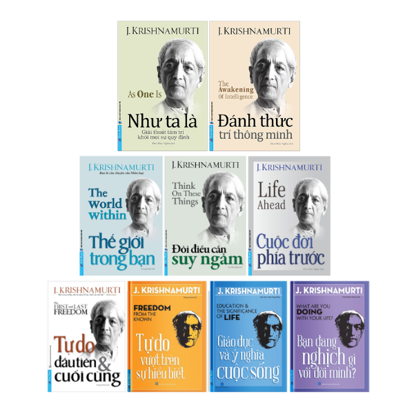 Bộ sách của Đại Hiền Triết Thế Kỉ XX: J. Krishnamurti