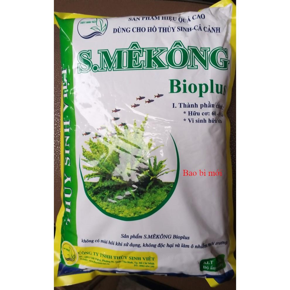 Nền SMeKong II cho hồ thủy sinh trọng lượng 2kg và hạt giống cây thủy sinh trân chau, ngưu mao chiên, thanh điệp, cỏ lá