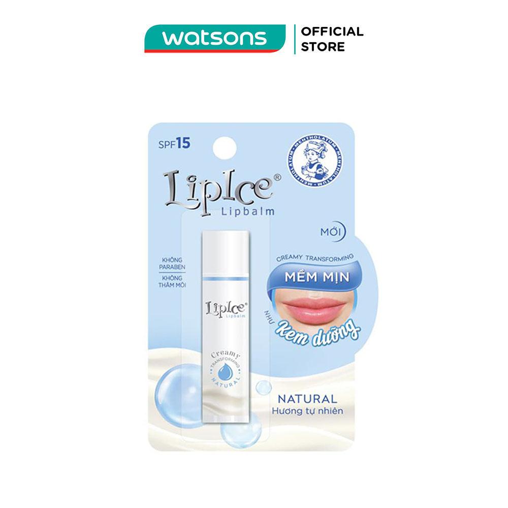 Son Dưỡng Lipice Lipbalm Natural Hương Tự Nhiên SPF15 4.3g