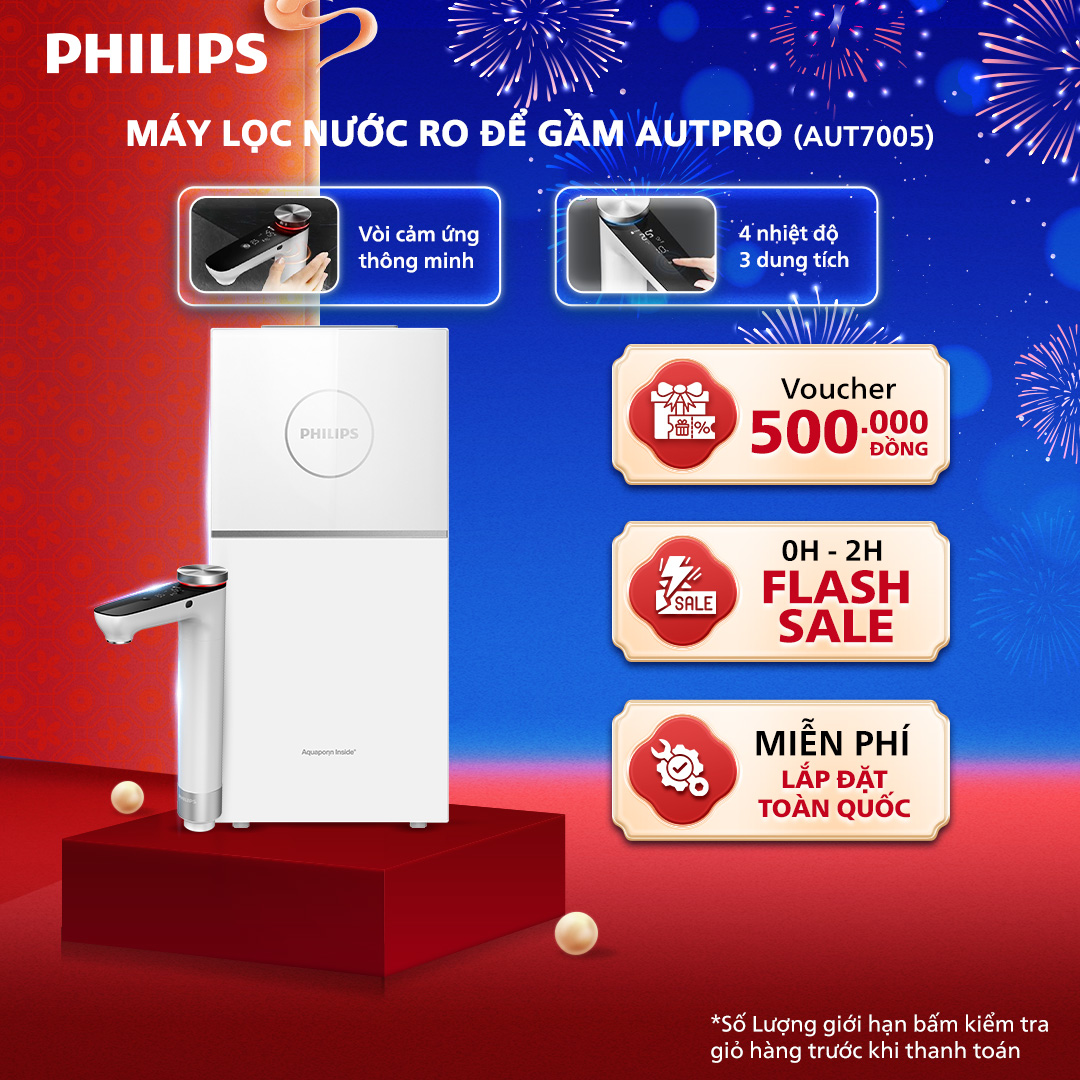 Máy lọc nước RO Philips AUT7005 MIỄN PHÍ LẮP ĐẶT - Hàng chính hãng