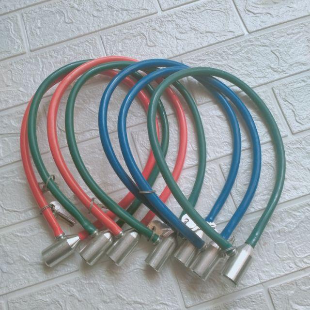 Khóa dây xe đạp lõi đồng